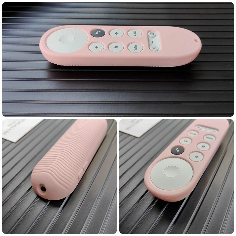 Soft Silicone Case For 2020 Google Chromecast 4K Snow Remote Protective Cover Shell Non-Slip For Chromecast Smart Tv Remote