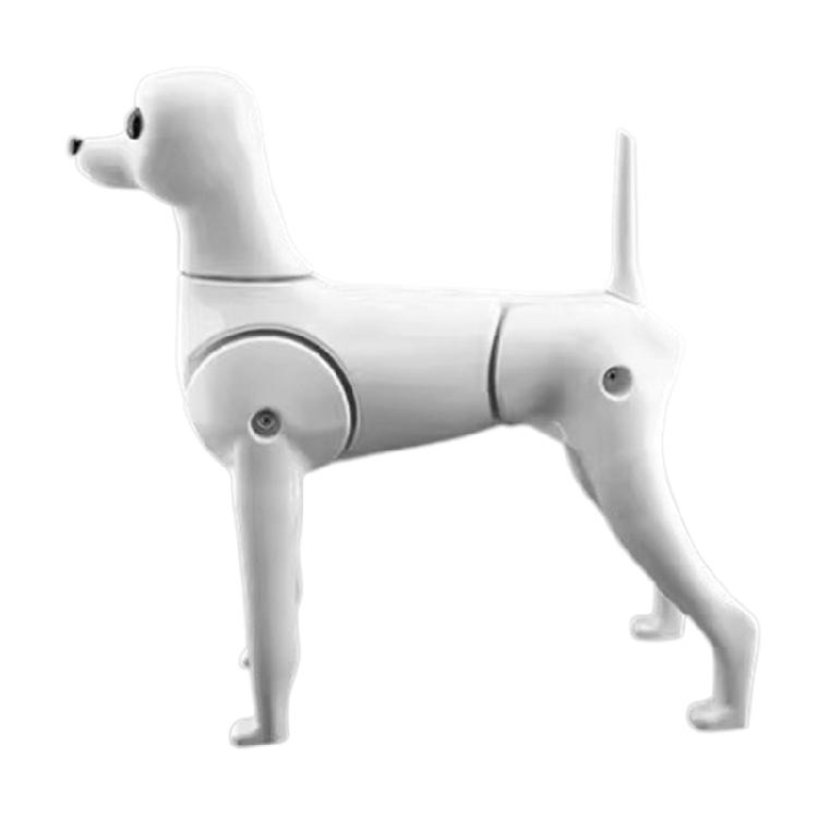 Peluca de Práctica para Peluquería Canina de Cuerpo Entero Esqueleto Modelo Opcional De Fibra Sintética Lisa Para Peinar Y Recortar