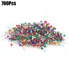 700Pcs Color Sewing Pearl Pin Round  Pin Sewing Machine Positioning Needle Corsage Pin