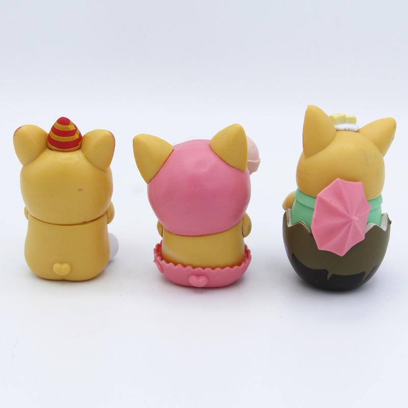 Adorable Pvc Foodie Corgi Figurines With Hamburger Cake Candy Designs Collectibles