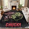 Chucky with Tiffany Carpet Door Mat for Living Room or Bedroom Protective Mat Under Chair Office Decoration Christmas Gift Birthday Present