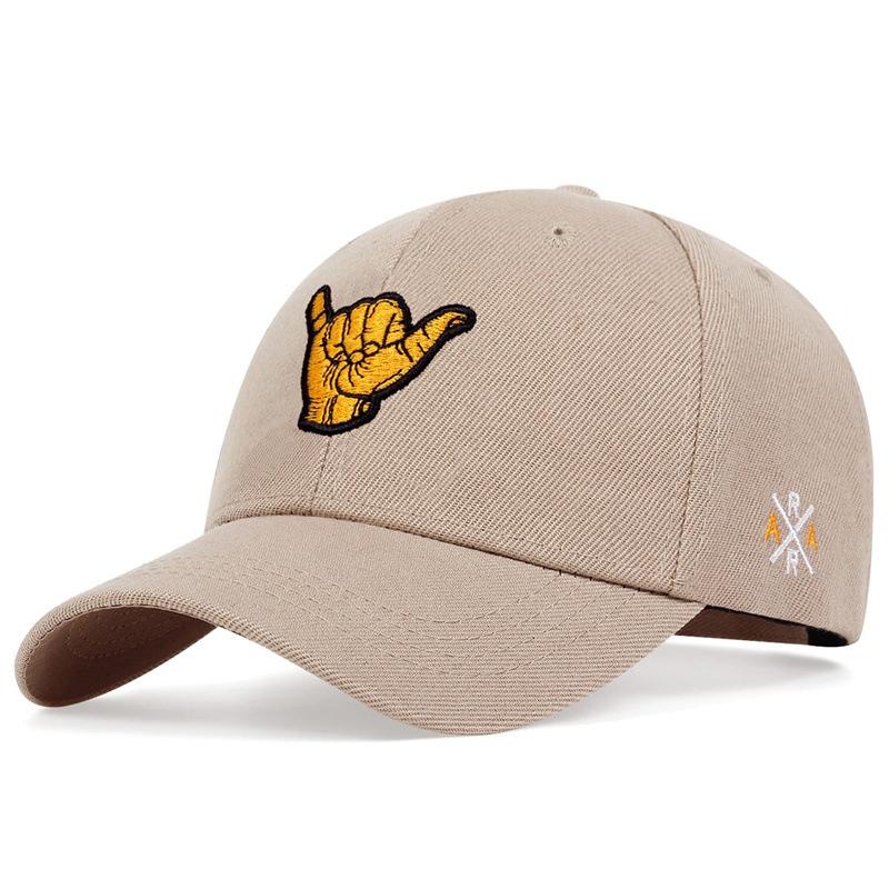 Prstová baseballová čepice venkovní sporty bavlněná výšivka baseballová čepice hip hop streetwear kpop snapback kšiltovka ležérní