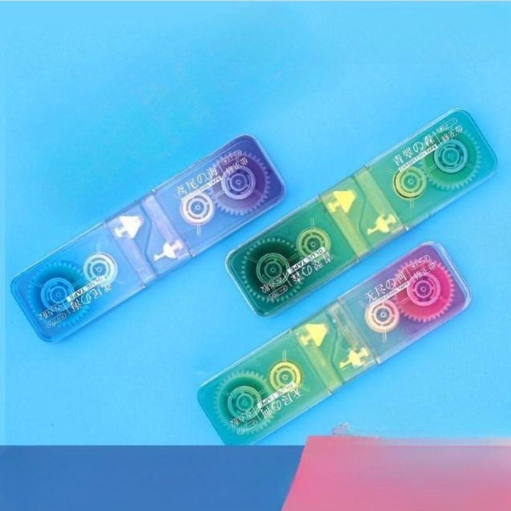 

Quick Dry Correction Tape Rainbow Gradient Colors White Out Corrector Office Supplies