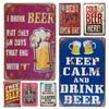 Vintage Beer Cheers Metal Tin Signs Wall Decor Pub Bar Man Cave Club Restaurant Kitchen Crafts Plate Room Decoration