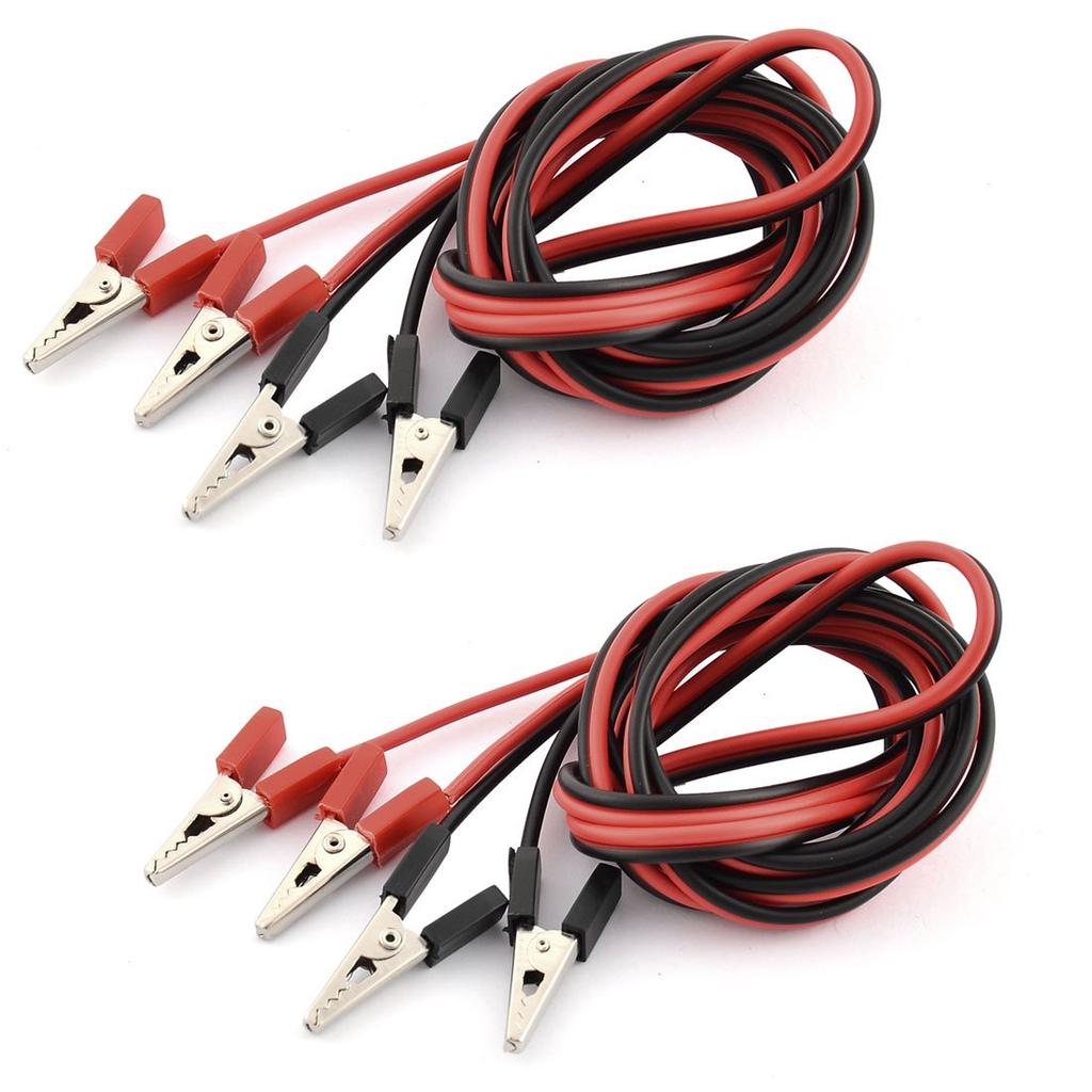 uxcell Battery Booster Cable 1.5M Cable Length Power Jumper 2