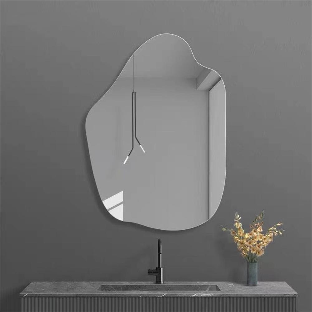 Irregular Wall Mirror Multiple Sizes Glass Decorative Make Up Mirrors For Dressing Table Bathroom Bedroom Living Room Mirror