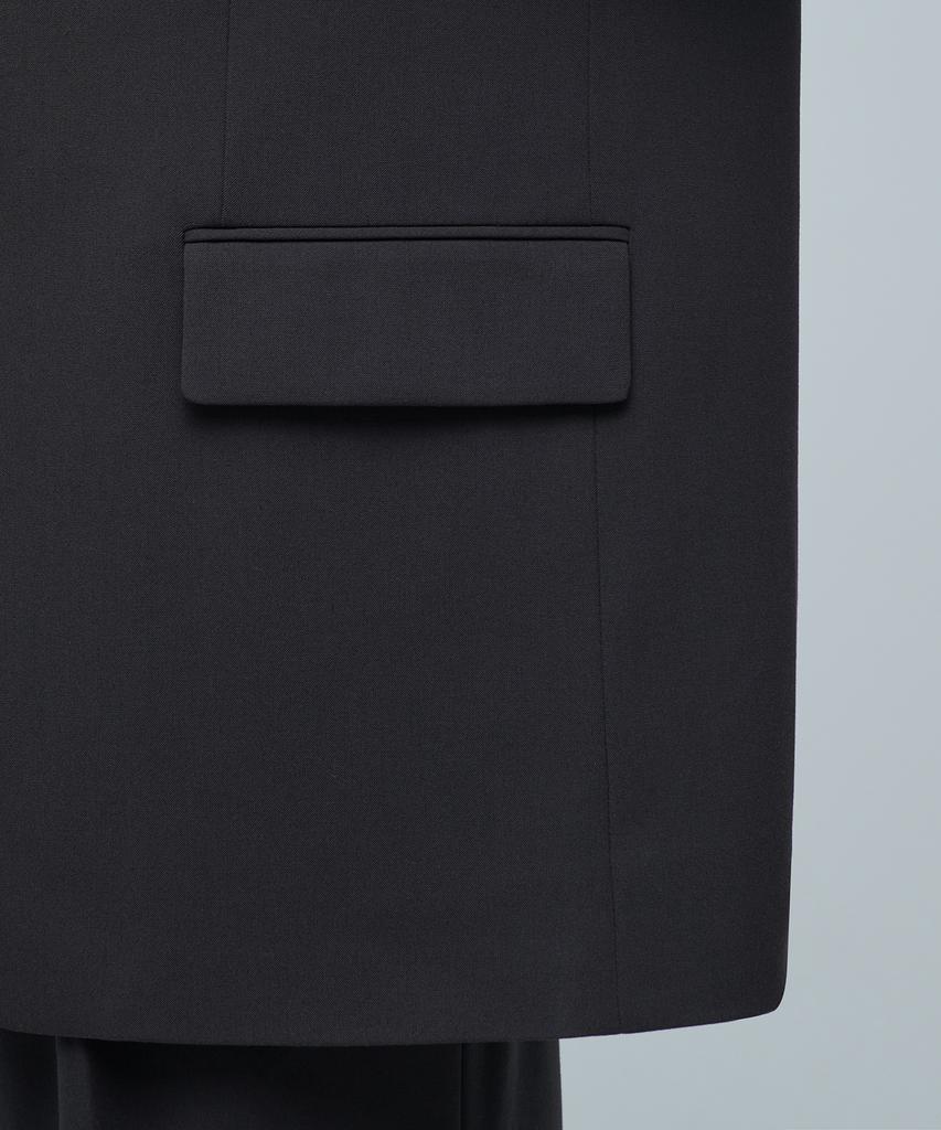 Musinsa Standard Daddy Shoulder Oversized Blazer [Dark Grey]
