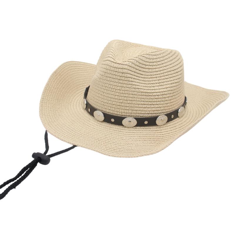 

Panama Spring And Summer Lafite Straw Hat Men And Women Outdoor Travel Seaside Vacation Shading Sun Protection Small Fresh one size fits all