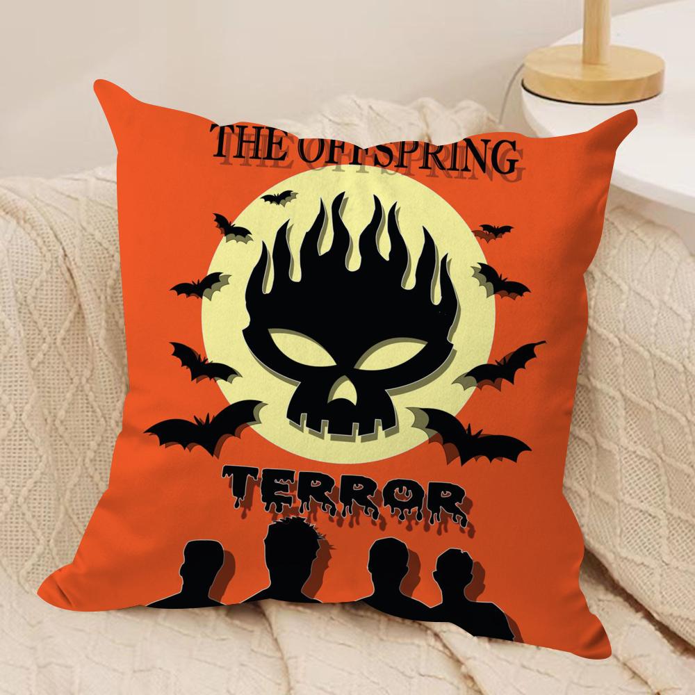 The O-Offspring Cushion Cover Silky Short Plush Double-Sided Printed Pillow Case for Sofa All Seasons Home Decor Gift