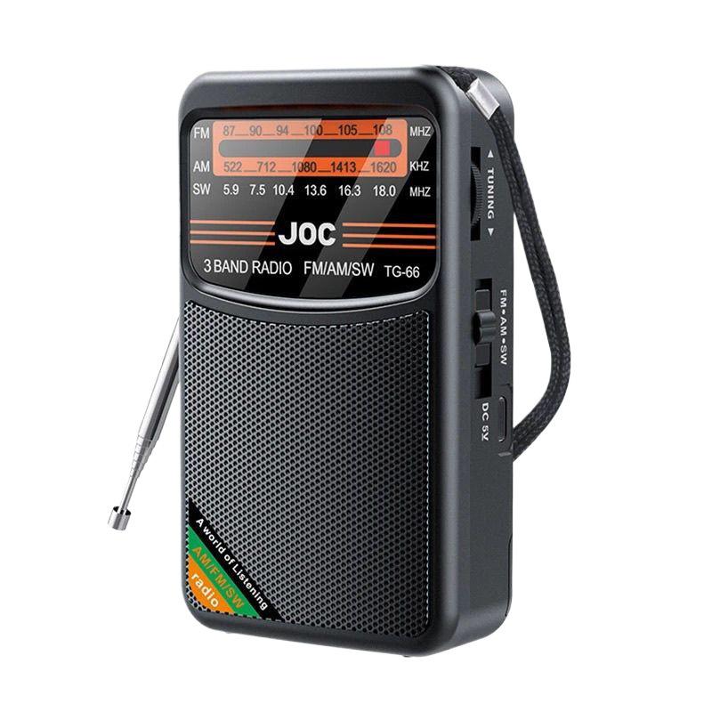 Multi-Function Rechargeable Radio with Auto Search & Large Volume for Seniors