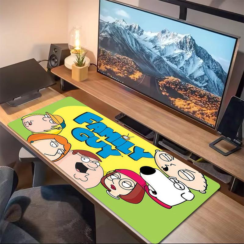 Family Guy2 Print Cushion Non-slip Laptop Tablet Big Mousepad XXL Mat Mini PC Playmat With Lock Edge