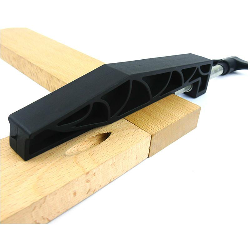 Kit de Gabarito para Furos Oblíquos com Brocas Posicionador para Marcenaria Ângulo de 15 Graus Conjunto de Guias de Broca Ferramentas de Carpintaria