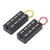 Humbucker Pickup Set Open Style 2 Holes Double Coil Pickup for 4 String Electric Bass Guitar