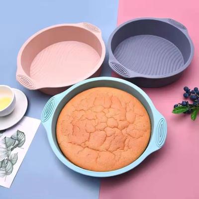 Food Grade Round Square Silicone Cake Molds High-temperature Resistant Cake Baking Pans Baking Utensils Silicone Molds