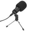 Condenser Microphone Laptop USB Drive Free for WINDOWS LINUX Cardioid Pickup 30Hz‑20KHz DC5V A6