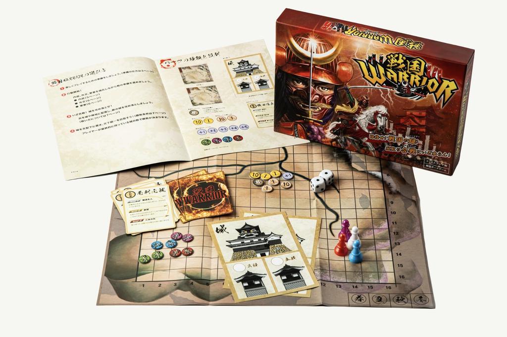 Heavyweight Board Game Sengoku Battle for Unification of Castles For Kids and Adults