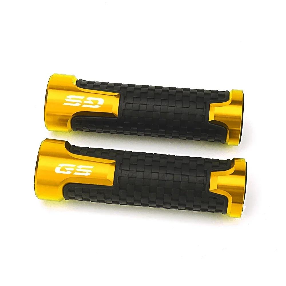 

7/8 22MM CNC Handlebar Grips Motorcycle Accessories 1 Pair For BMW R1250GS R1200GS F750GS F800GS F850GS G310GS F650GS GS золотой