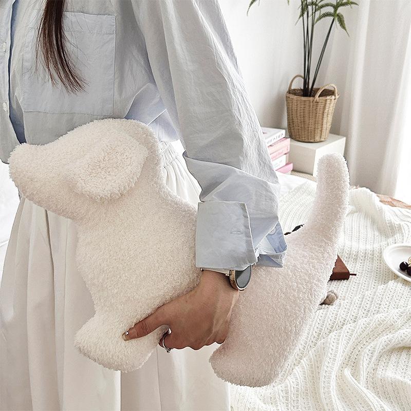 Plush Cute Dog Throw Pillow Cartoon Nap Pillow Children's Room Doll Gift Girlfriend Living Room Sofa Cushion