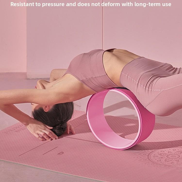 Yoga Wheel Tpe Foam For Backbend Flexibility Fitness And Wellness