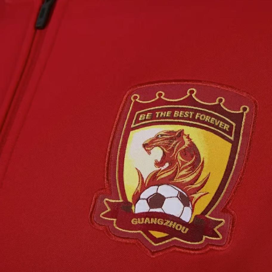 Nike Logo Print Tiger Stripe Long Sleeve Football Shirt Men Tops Red AR4514-611