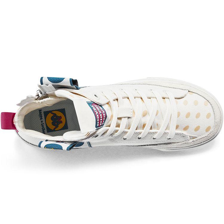 Kappa Player High-Top Skate Shoes Unisex Sneakers White K0AW5CC48D-012