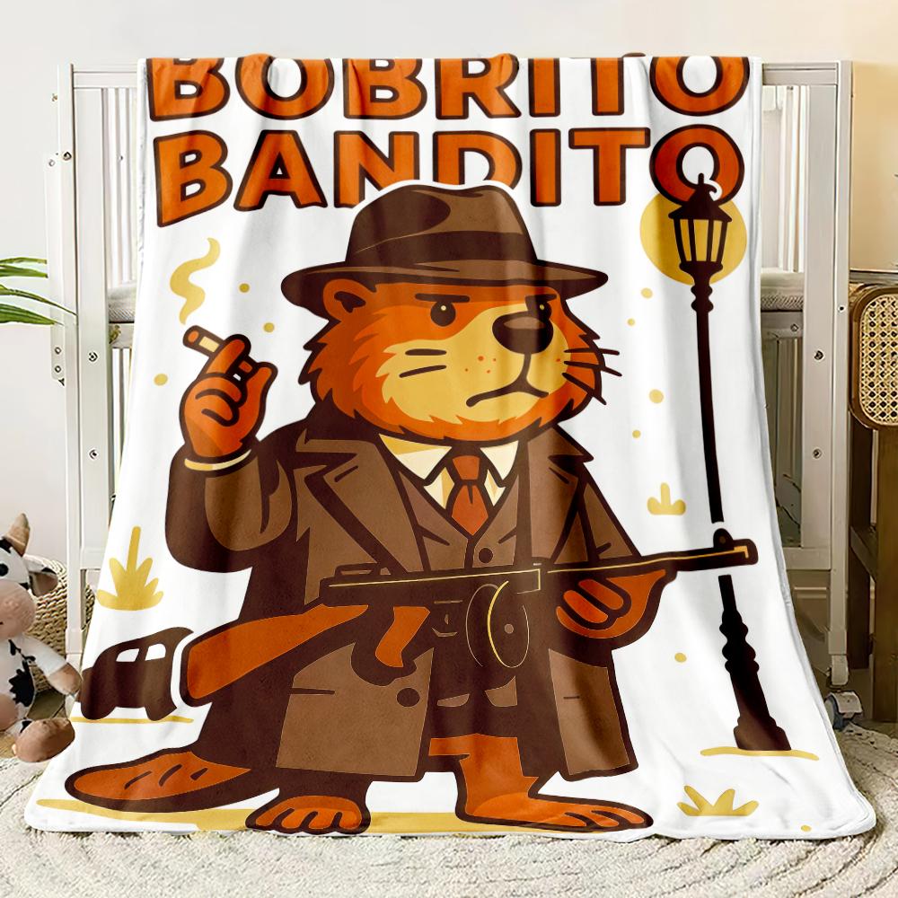 Italian Brainrot AI Generated Animals Plush Thin Blanket Kids Adult Flannel Throw Blanket for Outdoor Super Soft Bedspread Gift