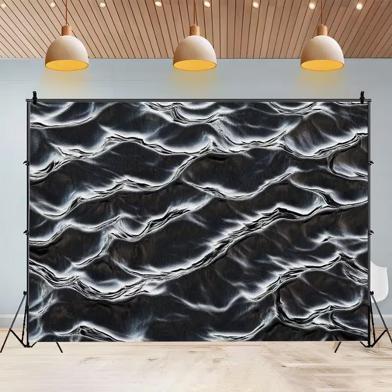 

2D Artistic Abstract Ripple Tapestry for Minimalist Content Creation & Home Decor 47.2x31.5inch/120*80cm