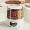Rotary Rice Bucket Household Grains Storage Box Insect-Proof Moisture-Proof Sealed Rice Storage Tank