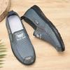 Summer mesh shoes men's breathable hollow thin mesh shoes soft sole non-slip and wear-resistant one-pedal casual shoes men's sandals