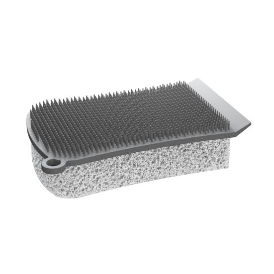 Silicone 3-in-1 Dish Brush Double Sided Cleaning Brush Pots Pans Sinks Odor-resistant Dish Brush Dishwashing Tool