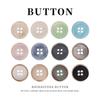 5pcs Metal Resin Combination Buttons High-End Shirt Cardigan Four-Eye Buttons Color Pearlescent Sweater Knitted Sweater Buttons