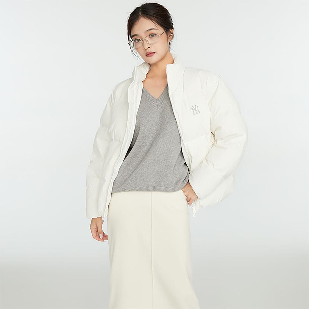 MLB New York Yankees Down Jackets Unisex Cream Stand Collar Moderate Other 3ADJB0336-50CRS