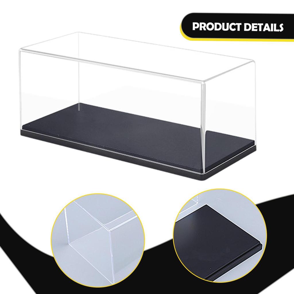 Model Car Display Case Box 1:32 Protection Decorative Showcase Transparent for Collectibles