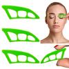 1/2/3/4Pcs Silicone Eyeshadow Stencil Tool Reusable Beginner Eyeshadow Assistant Guide Helper Shaper Mapping Template Women Quick Eye Makeup Tools