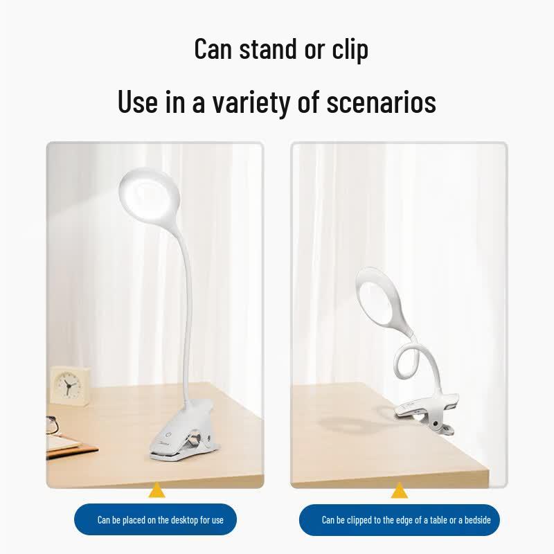 Midea Rechargeable Clip-On LED Desk Lamp