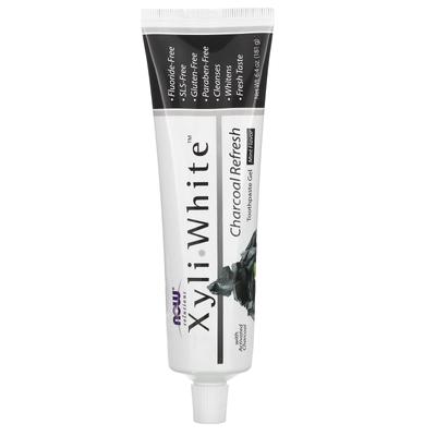 Solutions, XyliWhite, Charcoal Refresh, Toothpaste (Gel Type), Mint, 181g (6.4oz)