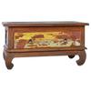 Coffee Table 80 X 50 X 40 Cm Reclaimed Teak Wood