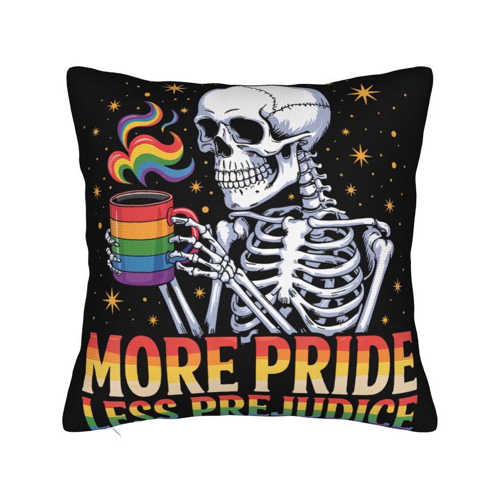 More Pride Less Prejudice Pillowcases Accessories Printing Cushion Cover Decorative Pillow Case Cover Car Multi Size