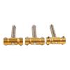 3PCS Guitar Saddles Brass Tuning String Bridge Saddle Replacement for GT Series Electric Guitar