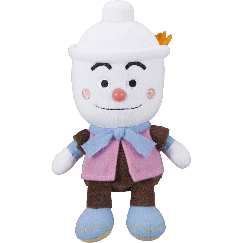 Anpanman Puri Chii Beans S Plus Tendonman Plush Toy Soft Stuffed Animal 20 cm