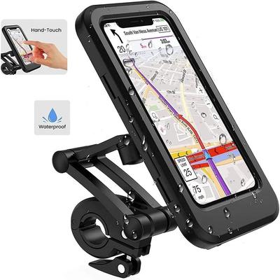 Wodoodporny Uchwyt na Telefon Komórkowy do Motocykla Roweru Wspornik Uniwersalny Rowerowy Obrotowy 360° Regulowany Uchwyt na Telefon Komórkowy do Motocykla