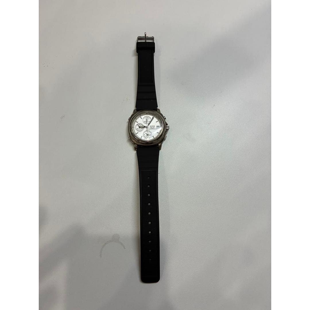Rare item! HINO Chronograph Watch Silver/Black