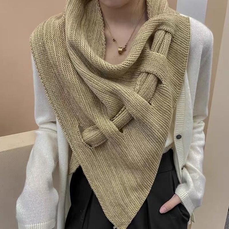 Scarfs For Women Neck Wrap Shawl Casual Dress Elegant Small Vintage Skinny Immitation Cashmere Collar Scarf Women