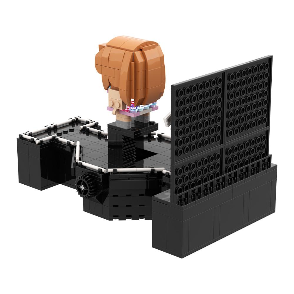 Non-Toxic Gobricks Moc Brickheadz Style The Eras Tour Stage Buliding Blocks Taylors Alison Swift Pattern Design Modular Toys Bricks Set