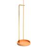 Creative Upside Down Brass Incense Holder Wooden Incense Burner Incense Plate Ash Catcher Buddhism Supplies Home Decor