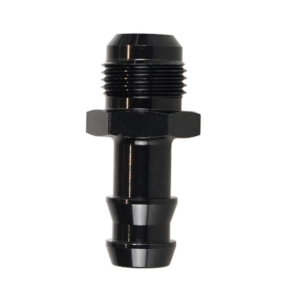 Hose Barb Fitting Adapter Aluminum Fuel Line Adapter 6AN Male To 38 Inch Push-on Barbed Tube