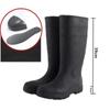 2024 Men's Work Boots Construction Site Protection Plus Steel Boots Anti-smashing Anti-stab Platform Boots Men's Tall Rain Boots