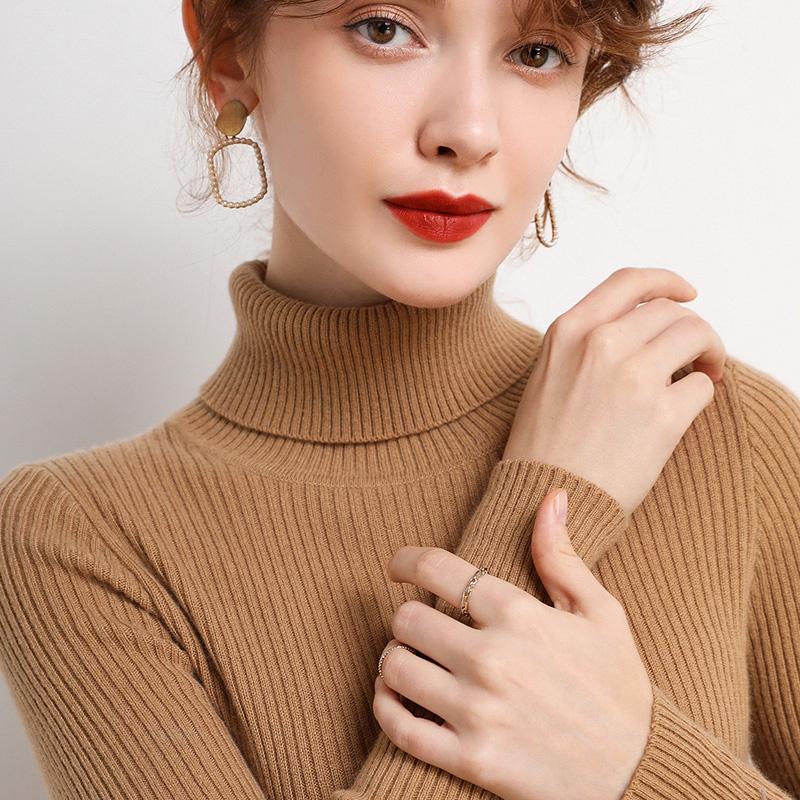 

Осенние простые водолазки, базовые вязаные свитера для женщин, модные облегающие зимние пуловеры с длинным рукавом, свитера для женщин, базовые повседневные однотонные джемперы 25515 One Size