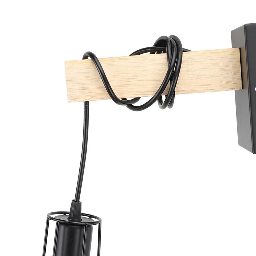 Cage Wall Sconce Shade Easy Installation Industrial Look Cage Wall Light Shade for Home Living Room Kitchen