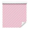 Powder Pink and White Stripes Wallpaper, Soft Shapes 50x1000